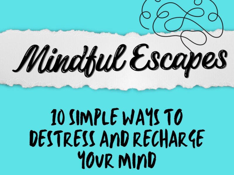 Simple ways to destress and recharge